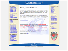 Tablet Screenshot of alfarobbie.com